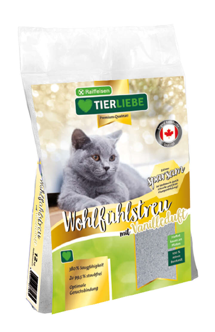 TIERLIEBE Katzenstreu Vanilleduft